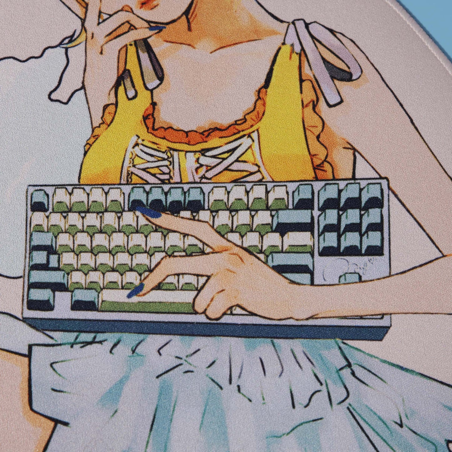 Abats Keyboard Club Nayeon K-pop Once Deskmat