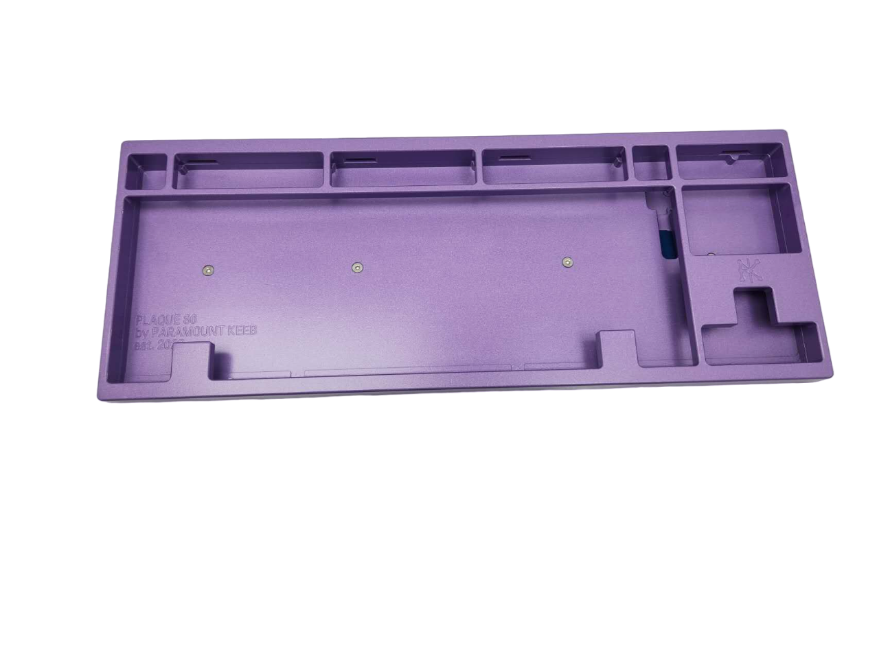 Type0 Plaque80 TKL Keyboard Blurple E-Coat lavender Pk-30
