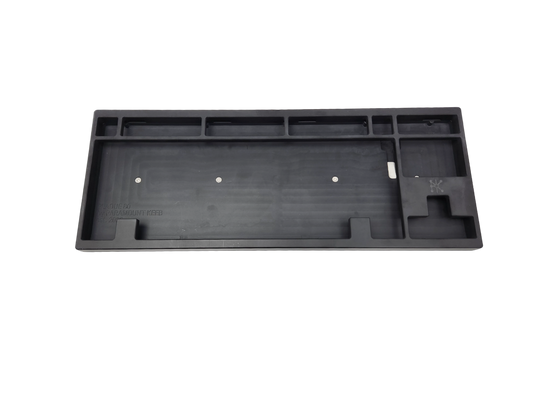 Type0 Plaque80 WKL TKL Keyboard Full Solid Black PC w/ Brush finish SS weight PK-32