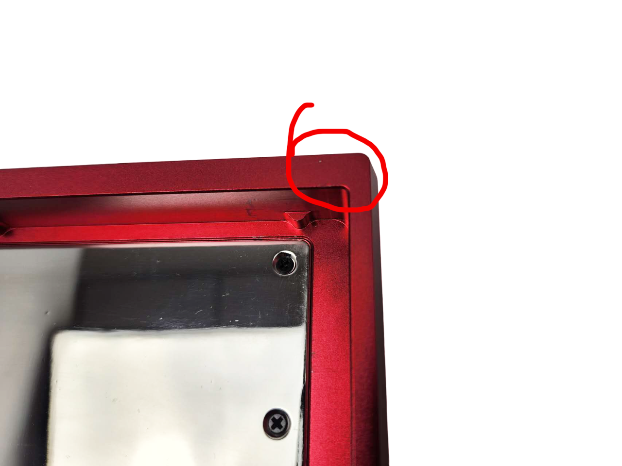 Type0 Jixte 60% Cnc Keyboard Matte Red Anode Mirror Weight PK-24