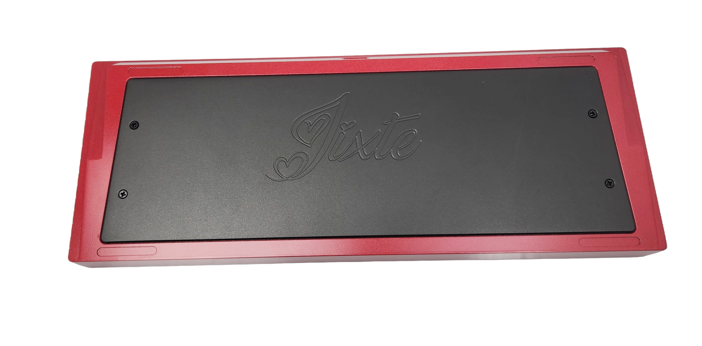Type0 Jixte 60% Cnc Keyboard E coat Wine Red black weight PK-20