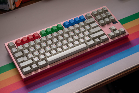 In-Stock PKaps RGBEnglish PBT Keycap Set