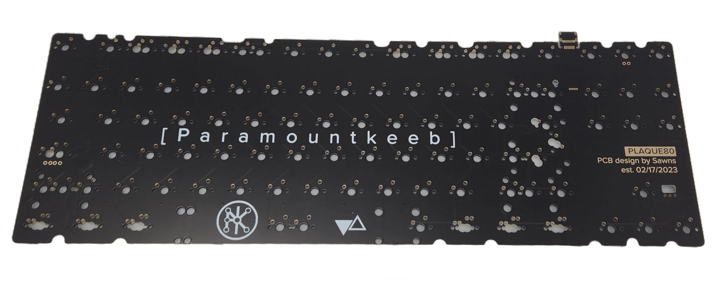 Plaque80 TKL Solder Pcb