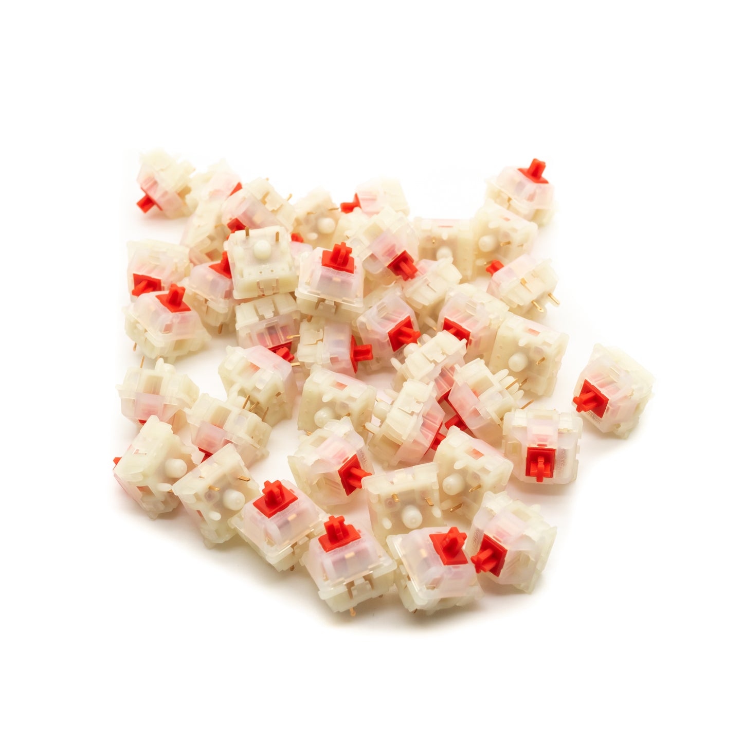 Gateron KS9 Milky Pros Red and Yellow