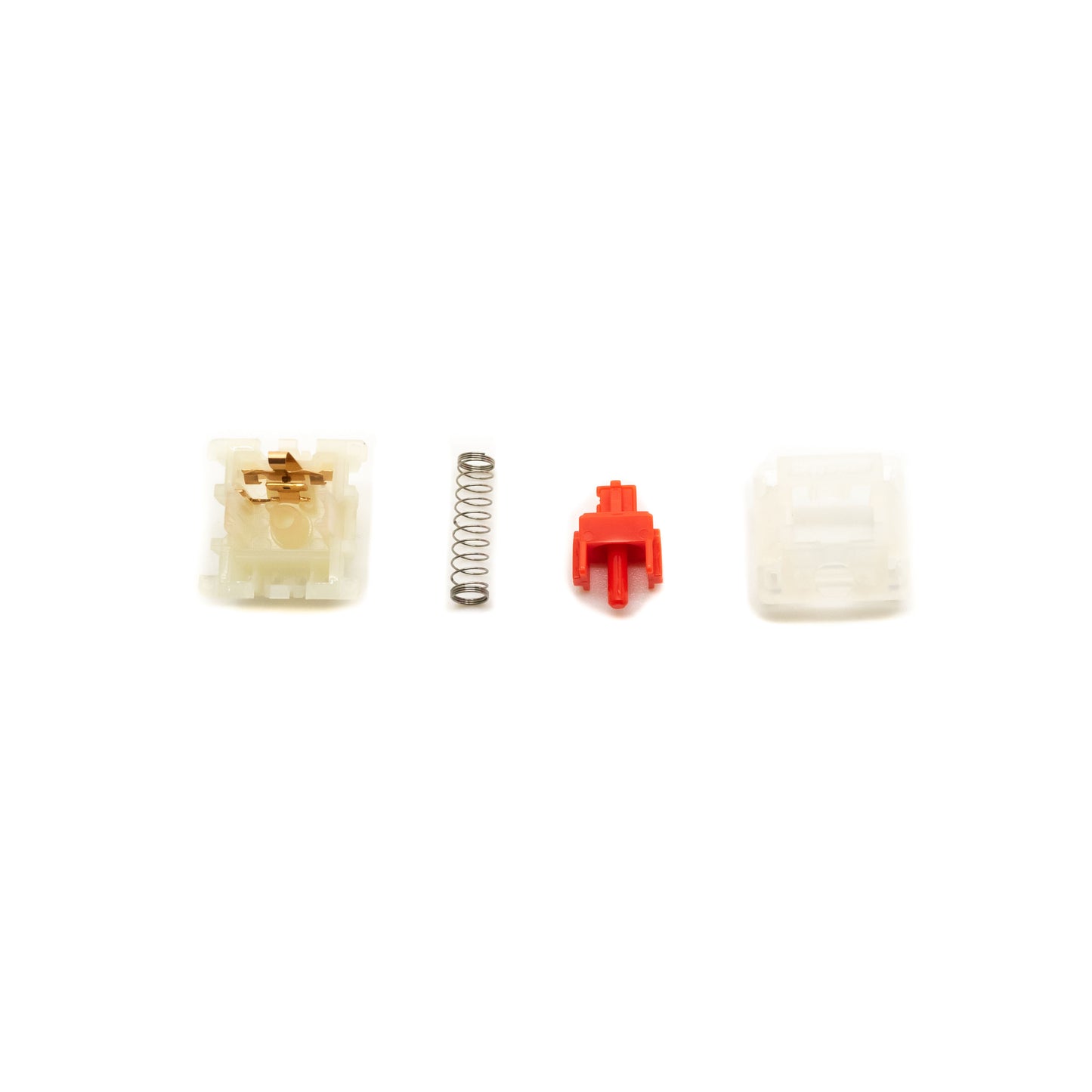 Gateron KS9 Milky Pros Red and Yellow
