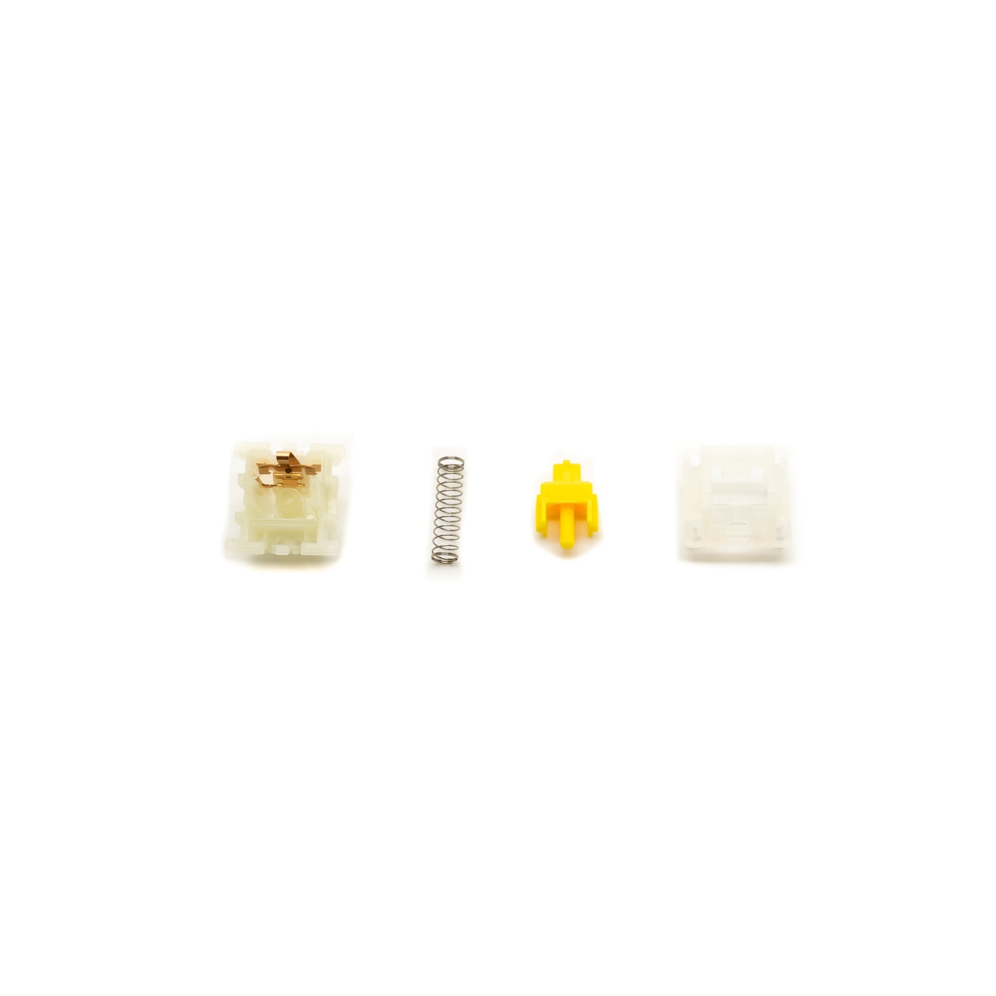 Gateron KS9 Milky Pros Red and Yellow