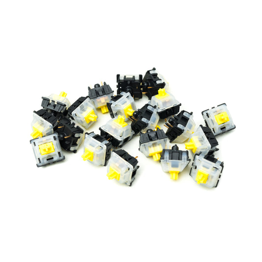 Gateron Linear Switches Milky Yellow/Black