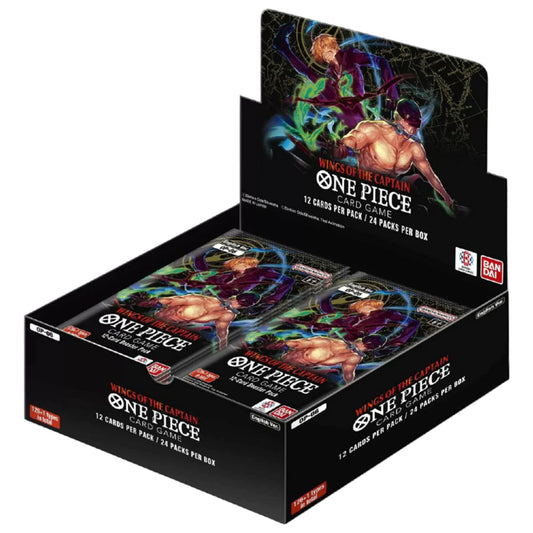 One Piece Card Game Wings of the Captain - Booster Box- Wings of the Captain 24 Packs (OP06) English Sealed