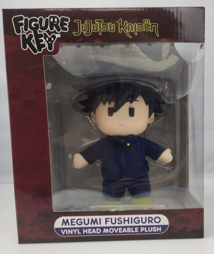Figure Key Jujutsu Kaisen Megumi Fushiguro 2 Plastic Head Movable Ver Plush 8"H